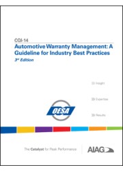 CQI-14 Automotive Warranty Management:: A Guideline for Industry Best Practices 3rd Edition (2nd Printing - 2018)